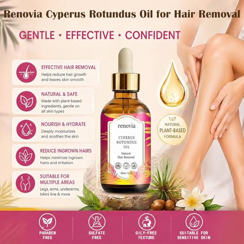 Cyperus Rotundus Oil for Hair Removal & Skin Care