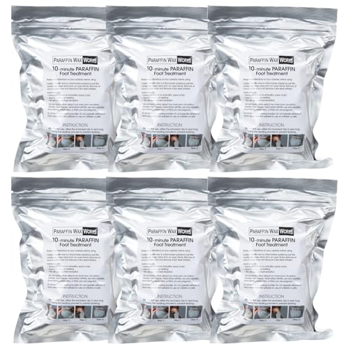 Paraffin Wax Works 10-Minute Lavender Paraffin Foot Booties - 6 Pairs