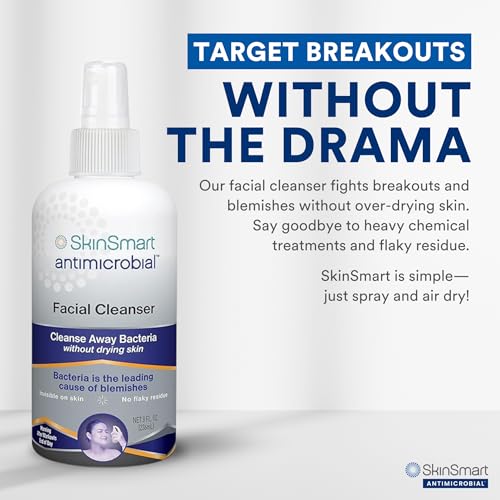 SkinSmart Antimicrobial Facial Cleanser 8 oz