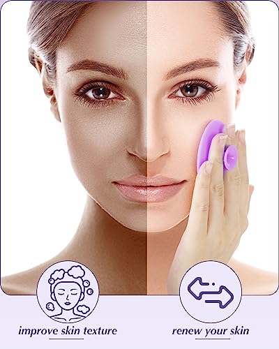 8-Piece Silicone Face Scrubber Set for Deep Pore Cleansing