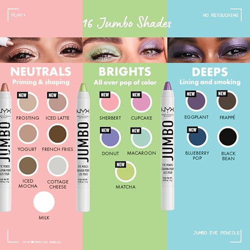 Jumbo Eye Pencil White Milk 0.18oz - Blendable Eyeshadow & Eyeliner Stick
