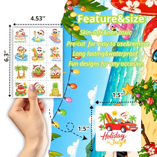 Christmas Temporary Tattoos – 100+ Waterproof Xmas in July Designs