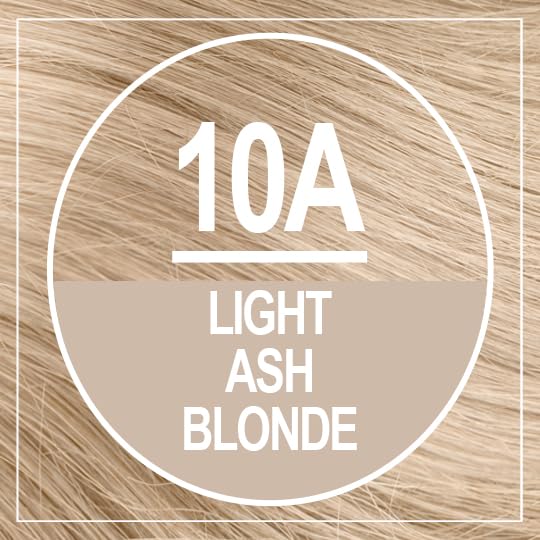 Naturtint Permanent Hair Color 10A Light Ash Blonde (Pack of 6), Ammonia Free, Vegan, Cruelty Free, up to 100% Gray Coverage, Long Lasting Results