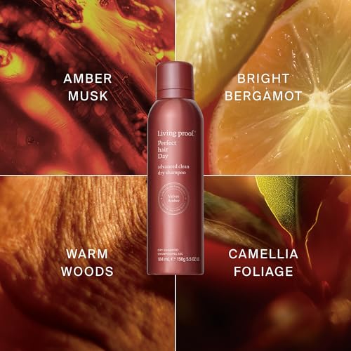Living Proof Perfect Hair Day Dry Shampoo Velvet Amber Scent 5.5 oz - Advanced Clean & Refreshing