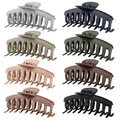 TOCESS Large Claw Clips for Women – 8 Pack, 4.33 Inch