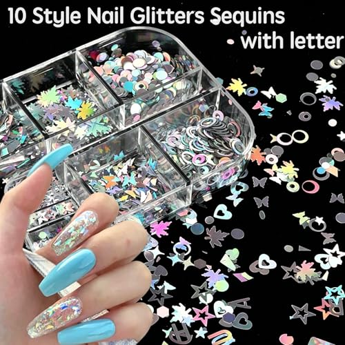 Nail Art Kit with 3D Charms, Gems & 15 Brushes - Qubccum