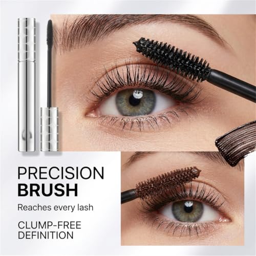 Volumizing Growth Serum Mascara – Precision Brush, Natural Definition