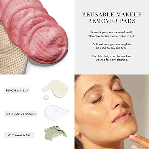 Tweezerman Exclusive Tea Rose Reusable Makeup Remover Pads