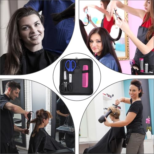 Professional Scissor Case for Hair Stylists – 2 Pack with Zipper