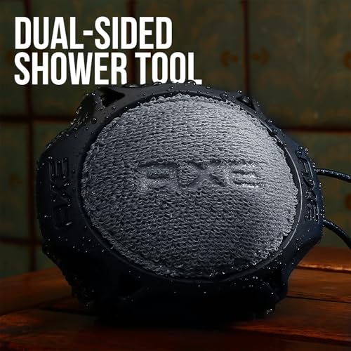 AXE Men's 2-Sided Shower Scrubber Tool – Exfoliate & Cleanse
