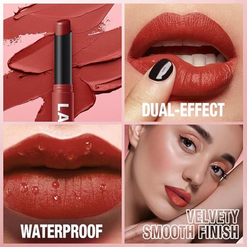 Matte Lipstick - Waterproof, Long-Lasting & Hydrating