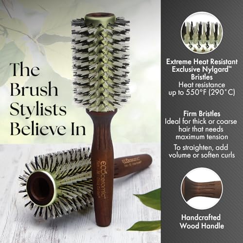 Olivia Garden Ecoceramic Firm Bristles Round Thermal Hair Brush (not electrical)
