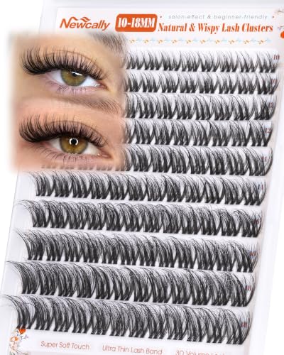 Wispy Lash Clusters D Curl Natural Look 10-18mm