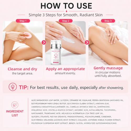 Skin Bleaching Cream with Vitamin C & Arbutin for Dark Spots