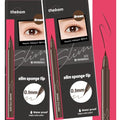 [thebom] Ultra-Fine Slim Eyeliner Waterproof Liquid Eye Makeup (Brown, 2ea)