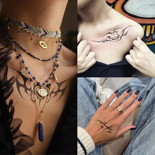 Y2K Temporary Tattoos for Women - 30+ Waterproof Designs