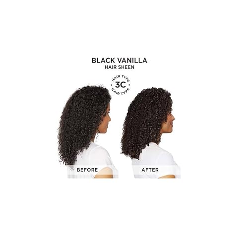 Carol's Daughter Black Vanilla Moisture and Shine Hair Sheen, for Dry, Dull or Brittle Hair, 4.3 Fl Oz, Pack of 3