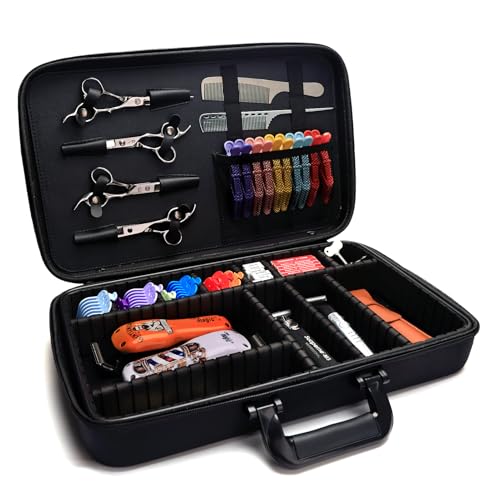 Large Barber Carrying Case for Clippers & Grooming Tools - Stylist Organizer