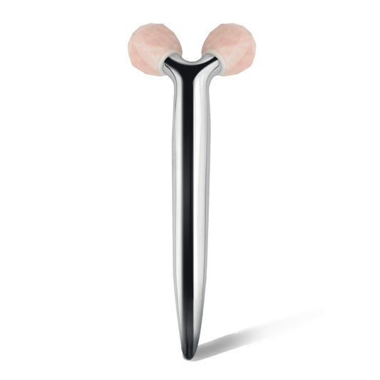 Vanity Planet Defina Contour and Define Massaging Roller - Facial Roller Helps Stimulates Blood Flow and Helps Reduce Fine Lines - Unique V-Shaped Design for Cooling Precision