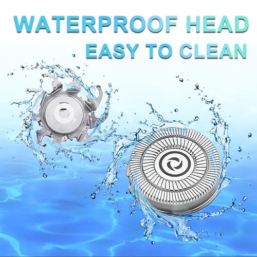 4PCS Shaver Replacement Blades,Shaver Replacement Heads for Pitbull Platinum Pro Shaver,Compatible with Skull Shaver Pitbull Gold PRO Shaver Replacement Blade