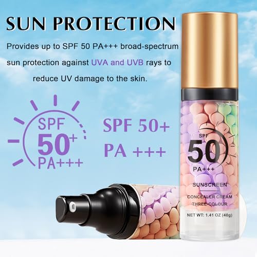 3-in-1 Color Correcting Face Primer SPF 50 PA+++ (2 Pack)