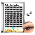 D Curl Cluster Eyelashes 12mm - 120 Pcs Volume Lash Extensions