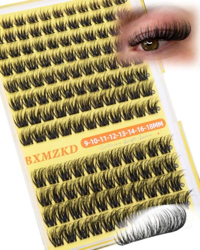 Wispy Lash Clusters 9-18mm D Curl Eyelash Extensions