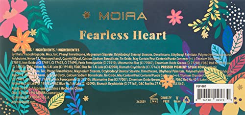 Moira Fearless Heart Eye Shadow Palette - 10 Pigmented Mattes & Shimmers