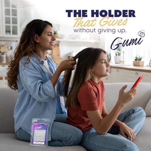 Gumi Good Clear Hair Elastics 1/2 inch - Ouchless & Snag-Free