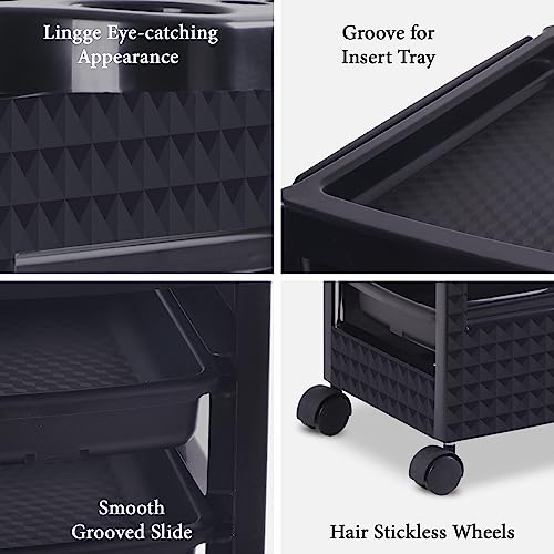 Paddie Salon Trolley Cart with 5 Drawers & Wheels