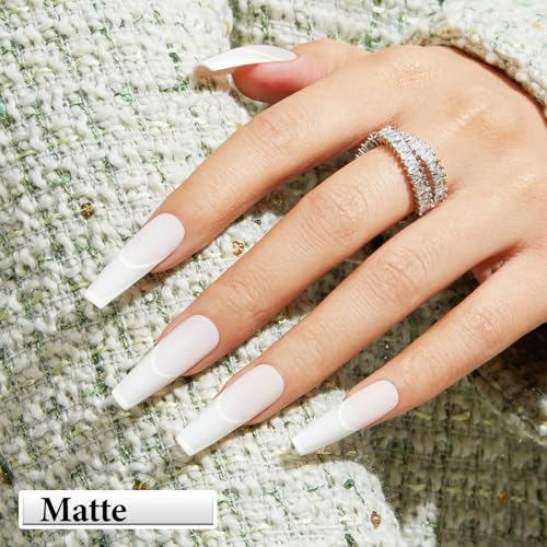 AZUREBEAUTY Warm White Nail Polish - Quick Dry Glossy Finish (18ml)