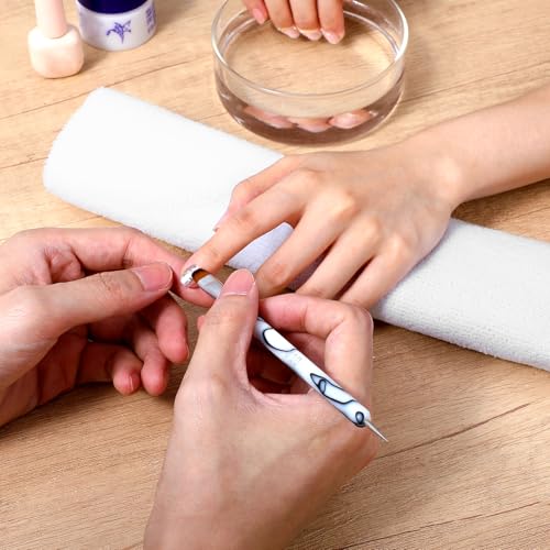 French Gel Nail Brushes 4-Piece Set with Dotting Tool