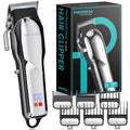 PRITECH Professional Cordless Hair Clippers for Men, Thick & Fades