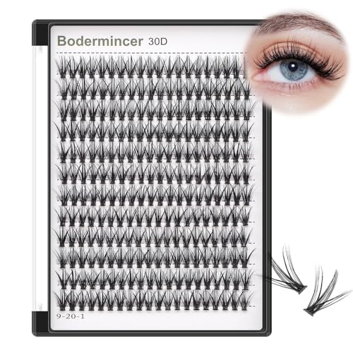 Bodermincer 240 Cluster Lashes C Curl 14mm Fluffy Volume