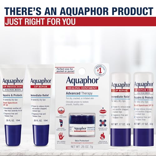 Aquaphor Lip Repair Ointment, 2 Pack – Chapped Lips Relief