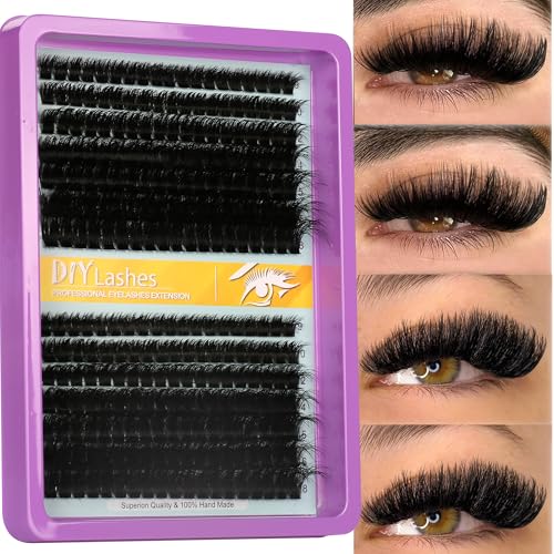 C Curl Lash Clusters 280 Pc Mixed 9-18MM DIY Extensions