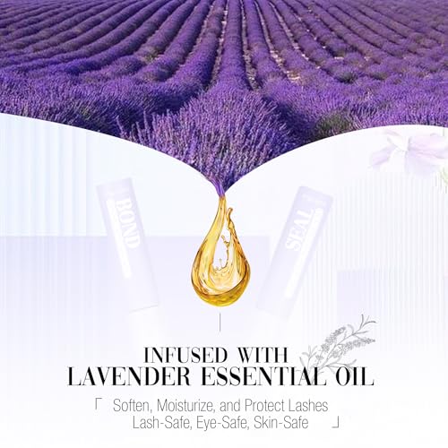 Mavphnee Clear Eyelash Glue with Lavender Oil - Strong Hold & Waterproof