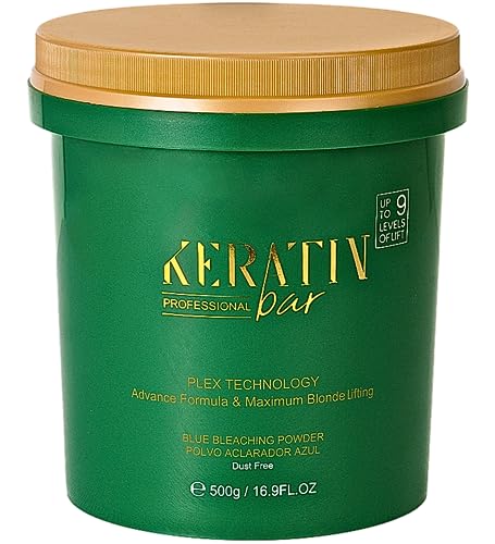 Professional Hair Bleach Powder - 9 Shades Lift - 16.9oz
