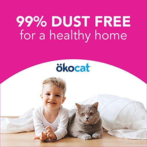 ökocat Super Soft Natural Wood Clumping Litter for Delicate Paws, Medium (Packaging May Vary)