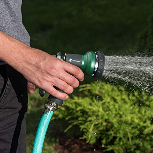 7-Pattern Garden Hose Nozzle with Slip-Resistant Grip