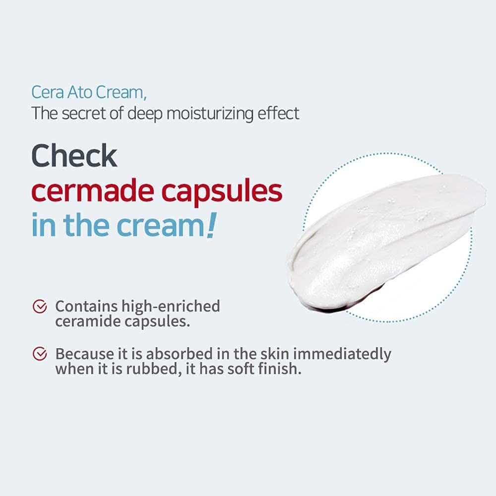 Illiyoon Ceramide Ato Concentrate Cream | Moisturizer for Dry & Sensitive Skin, 100hr Lasting Hydration, For Face & Body, Gentle for Infants, Moisture Barrier Repair, Vegan Certified, 2.53 fl.oz.