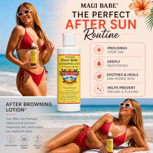 Maui Babe After Browning Lotion - Tan Enhancer 8 fl oz