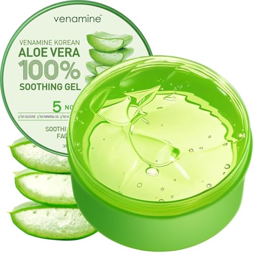 VENAMINE Aloe Vera Soothing Gel 300ml - Face & Body