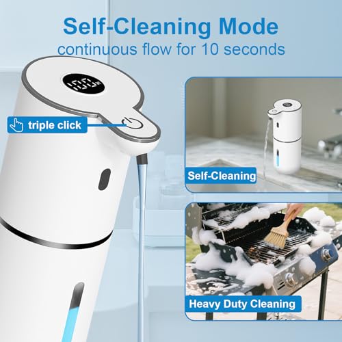 Touchless Automatic Soap Dispenser, USB Rechargeable, 380mL