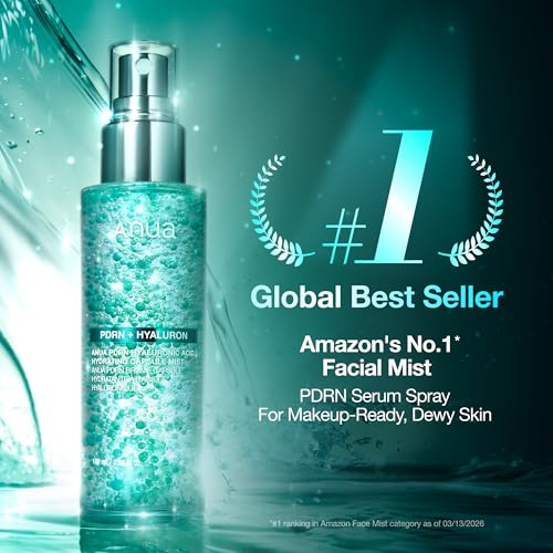 Anua PDRN Collagen Glow Facial Mist - Hydrating Serum Spray 3.38 fl oz