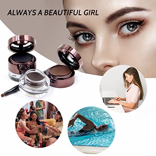 Music Flower 2-in-1 Eyeliner Gel & Eyebrow Powder Duo
