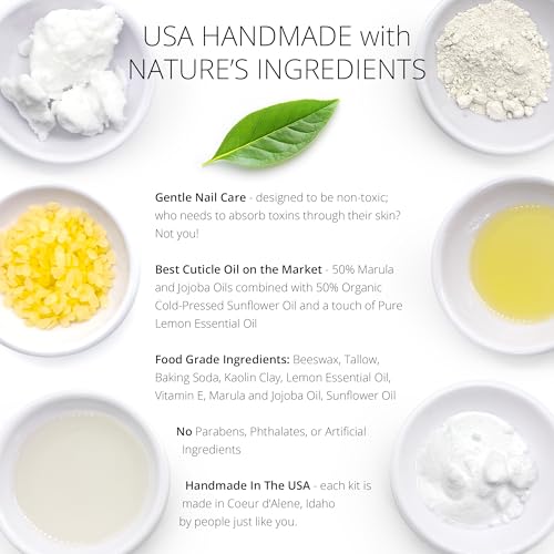 Just Like Jane¢â Natural Nails Buff & Wax Kit - New Nano Glass File for Higher Shine!