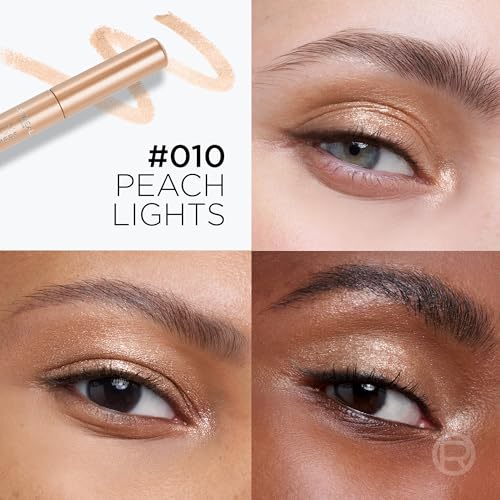 L'Oreal Paris Le Shadow Stick Peach Lights 0.05oz Shimmer Eyeshadow, Long-Lasting & Blendable