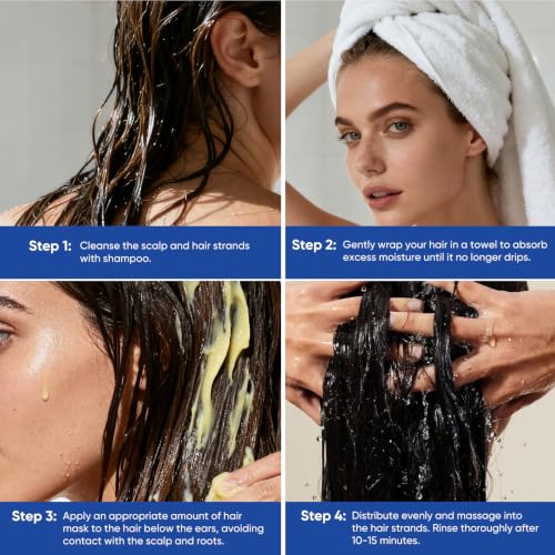 Deep Conditioning Hair Mask for Damaged & Dry Hair - 500g