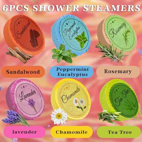 Stocking Stuffers for Teen Girls - Shower Steamers Aromatherapy | White Elephant Gifts for Adults - Christmas Gifts for Women Men Wife - Birthday Gift for Mom Girls | Self Care Relaxation Essential